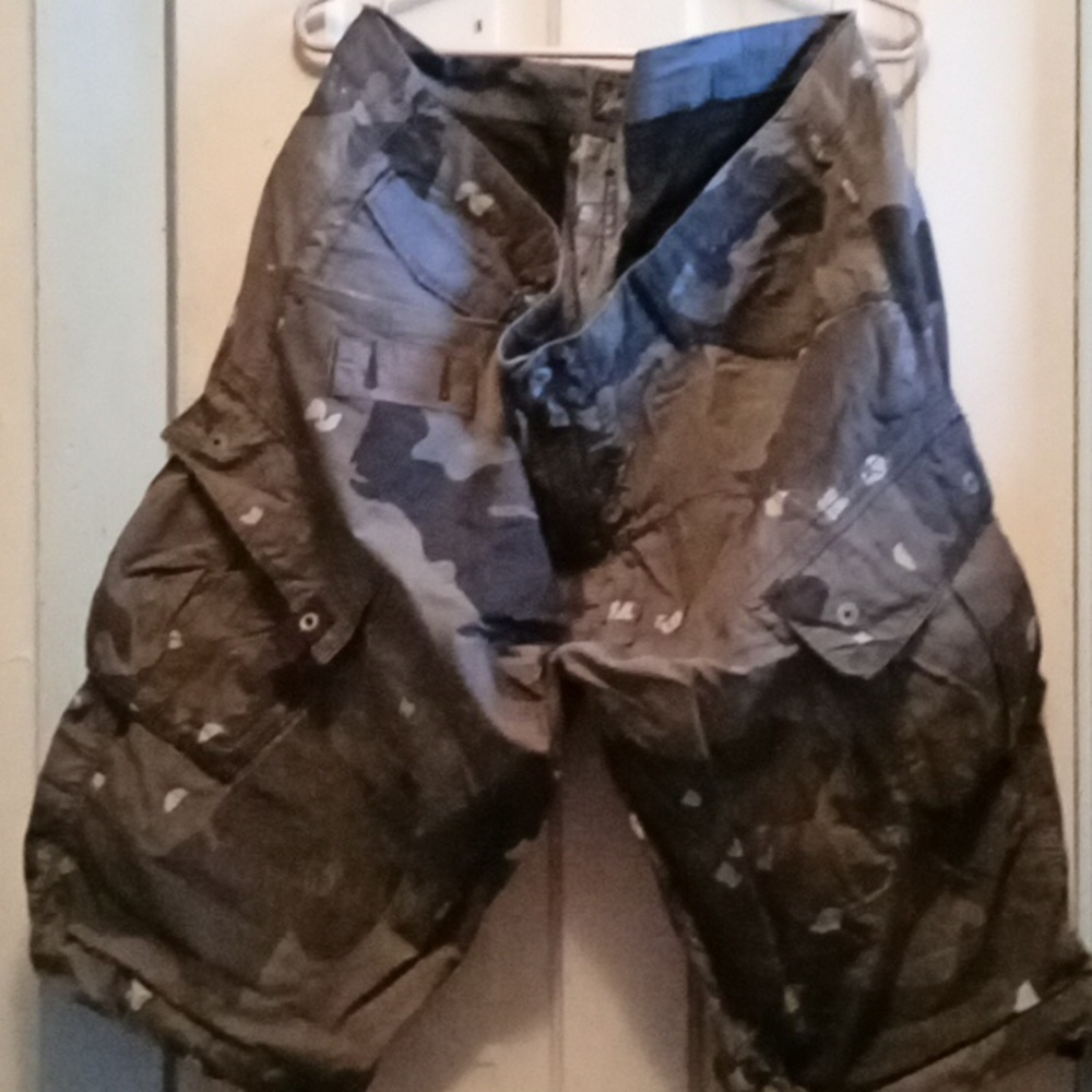 Gstar raw camo shorts worbe once size 40